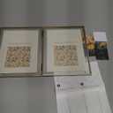 Gold 4x6" Double Floating Frame for picture 2x3'', 3x5'', Classy Metal rounded Edge Frame Adjustable Tabletop/Shelf Photo Frame, Elegant Gift Choice for Wedding, Thanksgiving, Christmas,Birthady, Home or Office Decor.