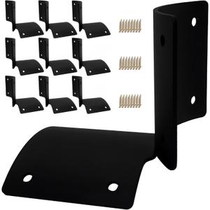 Round Post Fence Brackets - 10pcs Rail Supply for Online Fencing