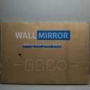 BEAUTYPEAK 26x38 Arched Mirror, Black Traditional Vintage Ornate Baroque Wall Mirror for Bathroom, Bedroom, Hallway, or Fireplace Decor