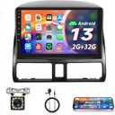 2G+32G Android 13 Car Radio for Honda CRV 2002-2006, Rimoody Car Stereo GPS WiFi 9'' Touchscreen Mirror Link EQ Bluetooth FM Radio + Rear Camera