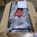 Rolanstar Bookshelf 6 Tier with 4 Hooks, Reversible Corner Bookshelf, 69" Industrial Wooden Bookcase with Open Shelves and Metal Frame for Living Room, Bedroom, Home Office, Rustic Brown