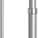 EMART 4.8ft-10ft Pipe and Drape Adjustable Upright for Backdrop Stand, Background & Curtain and Wedding Decor-1 Pack (10FT)