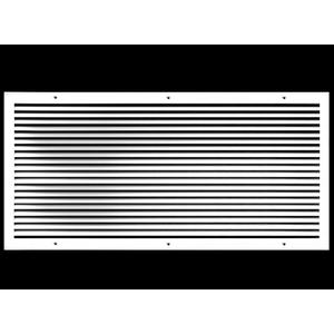 HVAC Premium 36" X 14" Aluminum Return Grille - Easy Air Flow - Linear Bar Grilles [Outer Dimensions: 37.875 X 15.875]