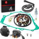 Magneto Stator Rectifier Ignition Coil Relay Gasket kit Compatible with Yamaha GRIZZLY 600 1999 2000 2001
