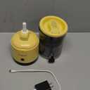 Electric Citrus Juicer Rechargeable - Electric Juicer Machines with USB and Cleaning Brush Portable Compact Juicer for Orange, Lemon, Limes (Yellow)