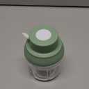 Electric Mini Food Chopper,250ML Portable Garlic Chopper with USB Charging Function, Mini Food Slicer for Onion Vegetables Chili Ginger Meat Nuts Fruits Salad (Green)