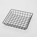 American Metalcraft SQGB10 Square Wire Grid Basket, Black, 10-Inches