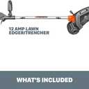 WORX 12 Amp 7.5 Electric Lawn Edger & Trencher, Corded, WG896
