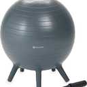 Stay-N-Play Children's Balance Ball - Flexible School Chair Active Classroom Desk Alternative Seating Built-In Stay-Put Soft Stability Legs, Includes Air Pump, 45cm