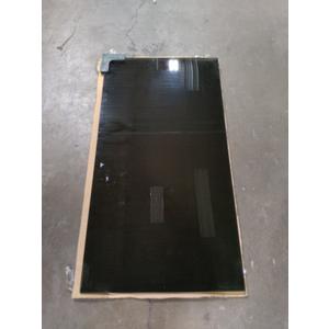 Patio Cushioned Seat Glass Table, 26x14 inch