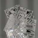 2PCS 3D Spider Emblem Car Sticker Metal Chrome Silver Spider Badges Sticker for Universal Car Vehicle, Truck, Motorcycle, RV, Scooter, SUV, Door, Window for Headphone Decorations(Silver-B0C22ZMFK8)