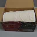 Christmas Tree Collar, Knit White Rustic Farmhouse Christmas Tree Skirt, Adjusted Christmas Tree Base Cover for Artificial Trees for 6ft 6.5 ft 7ft 7.5ft Tree