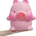 Anboor Squishies Jumbo Pig Kawaii Soft Slow Rising Scented Big Animal Squishies Stress Relief Kid Toys Pink Valentines Day