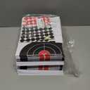 LAKINGO 23x35 Inch Shooting Targets - High-Visibility Silhouette Paper for Range Training - Compatible with Pistol Rifle Shotgun Airgun BB Gun - Reusable with Adhesive Patches for Indoor/Outdoor