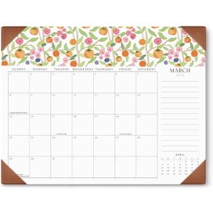 Jotsome Large Desk Calendar 2026-2027 with Desktop Pad, 18 Months Desk Pad Calendar From Now to June 2027 21''x16.5'', Desk Blotter Calendar for Home Office and School, Easy Planning