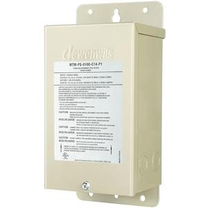 DEWENWILS 100W Pool Light Transformer, 120V AC to 12V/13V/14V AC, Multi-tap Low Voltage Transformer for Swimming Pool Lighting, Spa, Landscape & Fountain Lights, Outdoor Lighting Products, UL Listed…