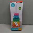 JUXUE Baby Spinning Stacking Toys for Toddlers 1-3, Rainbow Ring Stacker Montessori Toys for Babies 6-12 Months, 1 2 3 One Year Old Girl Boy Christmas Birthday Gifts, Autism Sensory Learning Toy