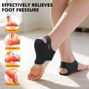 Plantar Fasciitis Relief Sleeve with Arch Support Inserts- Anti Slip Heel Insoles for Women/Men Flat Feet Achilles Tendonitis