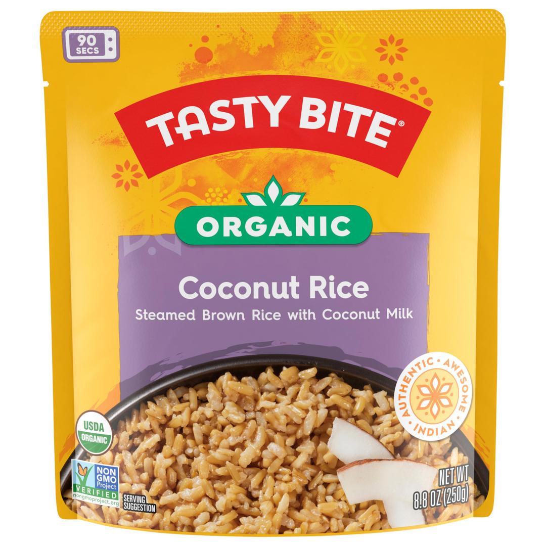 Tasty Bite KHFM00321168 Coconut Rice - 8.8 oz, 6 pack, BB 8/31/27