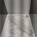 Acrylic Coffee Table Round, Sofa Side Table Mid Century Modern End Table for Living Room, Bedroom, Office, 15.7" W 19.7" H (Clear, Small)