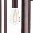 Large Size Outdoor Wall Light Fixture, Exterior Lighting Fixture Porch Sconce Wall Mounted, Waterproof Outdoor Wall Lantern Lamp, Outside Light for House Patio Front Door Entryway Garage, Brown (15.25" (1-Pack), Oil-Rubbed Bronze)