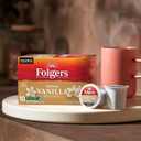 Folgers French Vanilla Artificially Flavored Coffee, Keurig K-Cup Pods, 10 Count Box
