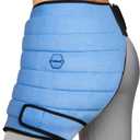 Comfpack Hip Ice Pack Wrap, 2 Hours Long Lasting Cold for Hip Replacement Surgery, Flexible & Evenly Cooling Reusable Ice Pack for Injuries, Sciatica, Bursitis, Hip Flexor Pain, Gift for Men Women