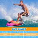 Soulchen Skimboard with High Gloss Clear Coat Wooden Skim Boards Beach Skimboards for Beginners, Teenagers, Adults and All Skimming, 35 Inch