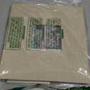 Popotop Photo Album Self Adhesive with Picture Display Window,40 Pages DIY Scrapbooking Supplies Kit for 4x6 8x10 Picture,Linen Cover Memory Book for Baby Wedding, with Scraper and Metallic Pen