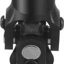 3/4" Round x 3/4" Round Single Steering Shaft Universal U Joint 3/4" Round to 3/4" Round Black Steering Shaft Universal Coupling 35 Working Angle 3-3/4" Total Length