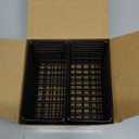 Oudain 4 Pcs Sugar Packet Basket Sugar Packet Rack Small Caddy Iron Organizer for Coffee Bar Tea Storage, 4.5" x 2.25" x 1.75" (Black)