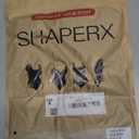 SHAPERX Women's Shapewear Bodysuit Tummy Control Body Shaper Seamless Sculpting Snatched Waist Body Suit, L-XL