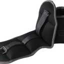 JFIT Adjustable Ankle Weights - Ankle Weight Pair 10 Weight and Bundle Options - 5lbs Each, Set of 2, Adjustable Straps Comfortable, Breathable, Moisture Absorbent Weight Straps for Men and Women