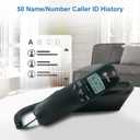 AT&T TR1909B Trimline Corded Phone with Caller ID, Black