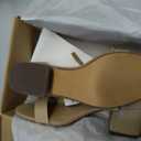 Amazon Essentials Women's Two Strap Ankle Strap Block Heel Sandal 8W