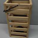 Farmhouse Lanterns Decorative Outdoor & Indoor, Wooden Candle Lanterns Decor, Outdoor Garden Hanging Lanterns for Gift, Yard, Garden, Patio, Balcony,Porch, Party (Pack of 1)