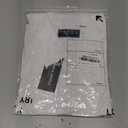 Alimens & Gentle Men's Dress Shirt Regular Fit Stretch Stain Shield Long Sleeve Solid Business Wedding Button Down Shirts (Medium, White)