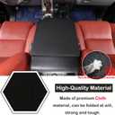 Aunginsy Car Center Console Protector Cover Compatible with Toyota Tundra 2007-2013 Center Console Armrest Seat Box Cover Cushion Lid Protector Pad Customized Cloth Material Anti-Scratch Accessories