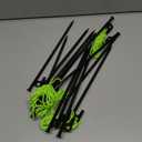 20 Pack 12 inch Tent Stakes Heavy Duty Metal Tent Pegs for Camping Steel Tent Pegs Unbreakable and Inflexible
