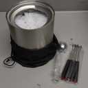 Tabletop Fire Pit Outdoor, Wood Pellet Table Top Firepit, 7 Inch Mini Fire Pit with Removable Ash-Pan, Firepit with Carry Bag for Outside Patio Camping Backyard Picnic