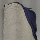 lulumoon Baby Blankets for Boys Newborn: Reversible Muslin & Minky Dotted Backing - Thermal Receiving Blanket for Stroller & Registry Gift 30"x40"(Blue)