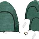 Winter Plant Covers for Snow and Ice Protection Shrub Cover Freeze Protection Plant Tent Protect Outdoor Plant and Potted Plant from Snow Frost Sun and Animal with Zipper Door 22*22*22 (2Packs)