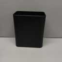 TIPGO Small Metal Trash Can, 2.1 Gallon Slim Trash Can for Bathroom, Wastebasket Garbage Bin for Bedroom, Office, Kitchen, Under Sink (Matte Black)