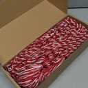 24 pcs Graduation Honor Cords 68" Grad Braided Honor Cord with Tassel Honor Rope Grad Cords Bulk for Graduation Students Bachelor Master Doctoral Gown Grad Decor (Burgundy and White)