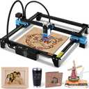 Twotrees TTS-55 Pro Laser Engraver 5500mW Laser Engraving Machine,Laser Cutter,30000mm/min Speed,0.08mm Laser Spot Engraver Machine for DIY,Wood,Metal,Acrylic,Glass,Stainless Steel