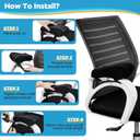 BEAUTRIP Ergonomic Armrest Pads- Office Chair Arm Rest Cover Pillow - Elbow Support Cushion for Computer, Gaming and Desk Chairs, Black (Set of 2)