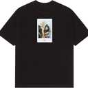 Lisa Unisex Adult Official Polaroid T-Shirt, Black (XX-Large)