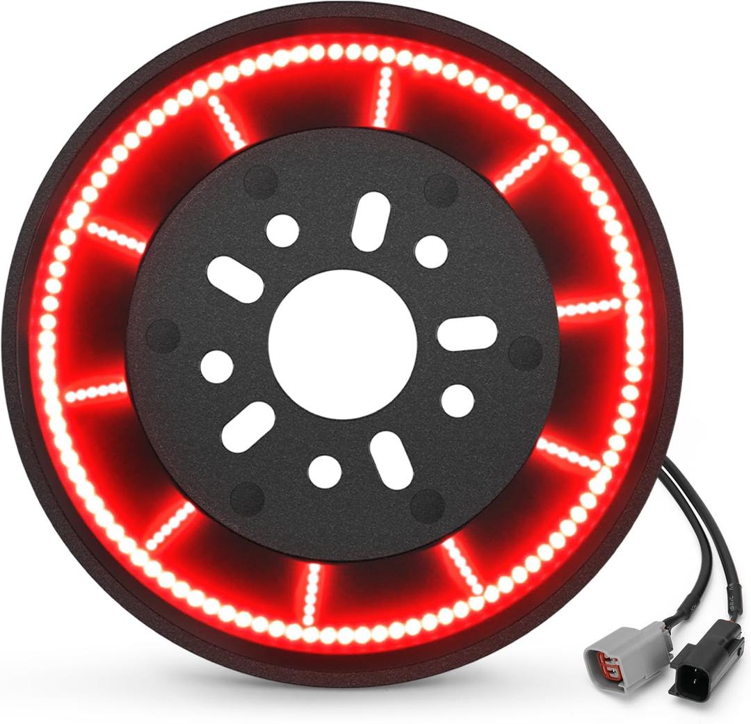 Spare Tire Brake Light Fits 2007-2018 Jeep Wrangler JK JKU TJ, Plug-N-Play