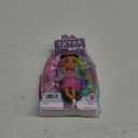 Barbie Extra Minis Doll #6 Wearing Flower Print Dress with Rainbow Hair, Doll Stand & Accessories Including Sunglasses & Purse, 5.5-inch