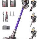 Snowkuna Cordless Vacuum Cleaner, 2 Batteries 120 Mins Runtime (Blue)